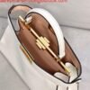 Fendi 70193 Peekaboo ISEEU MEDIUM White Leather Bag