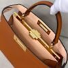 Fendi 70193 Peekaboo ISEEU MEDIUM Brown Leather Bag