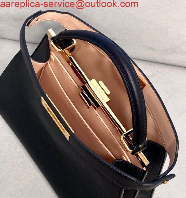 Replica Fendi 70193 Peekaboo ISEEU MEDIUM Black Leather Bag