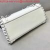 Fendi 5510S Peekaboo Iconic Essentially White Leather Bag