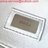 Fendi 5510S Peekaboo Iconic Essentially White Leather Bag