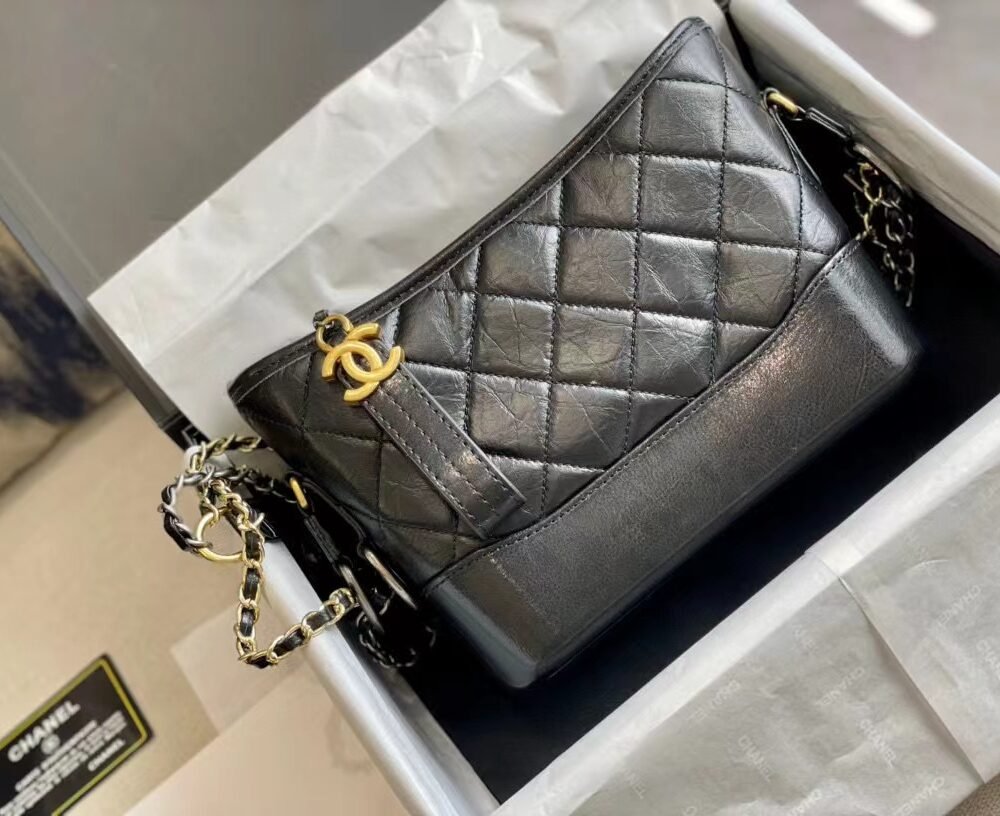 Chanel Gabrielle  Small Hobo Bag A91810 High Black