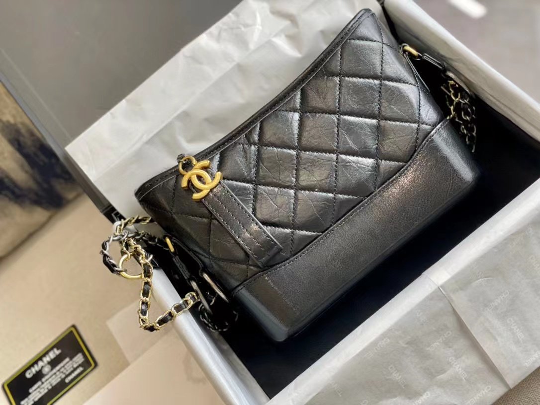 Chanel Gabrielle  Small Hobo Bag A91810 High Black