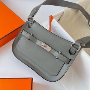 Hermes Kelly Bag Designer Hermes 19CM Shoulder Mini Bag Black 20450