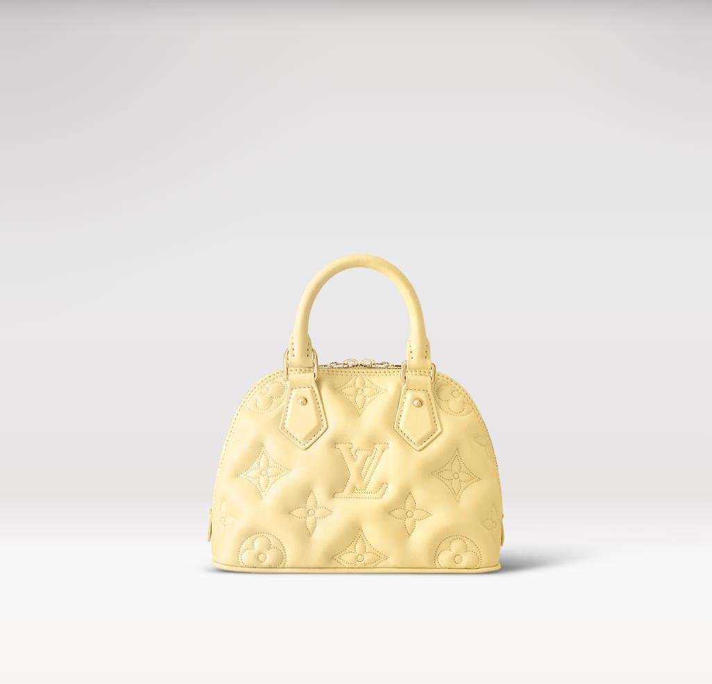 Replica Louis Vuitton Alma BB Bag Banana Yellow LV M59821
