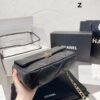 Chanel 19 Hand 2Way Chain Shoulder Bag As1160 Lamb Leather Black Top Used Women