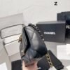 Chanel 19 Hand 2Way Chain Shoulder Bag As1160 Lamb Leather Black Top Used Women