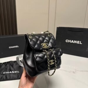 Chanel Deauville Chain Shoulder Tote High 33Cm Canvas Top Bag A66939