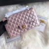 Chanel Luxury 1112 Pink Gold Medium Size 2.55 Lambskin Leather Best Flap Bag