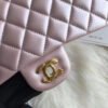 Chanel Luxury 1112 Pink Gold Medium Size 2.55 Lambskin Leather Best Flap Bag