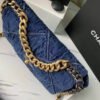 Top Quality Replica Chanel 19 Large High Flap Bag As1161 Denim