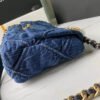 Top Quality Replica Chanel 19 Large High Flap Bag As1161 Denim