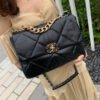 Chanel Designer 19 Large Lambskin Luxury Flap Bag As1161