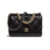 Chanel Designer 19 Large Lambskin Luxury Flap Bag As1161