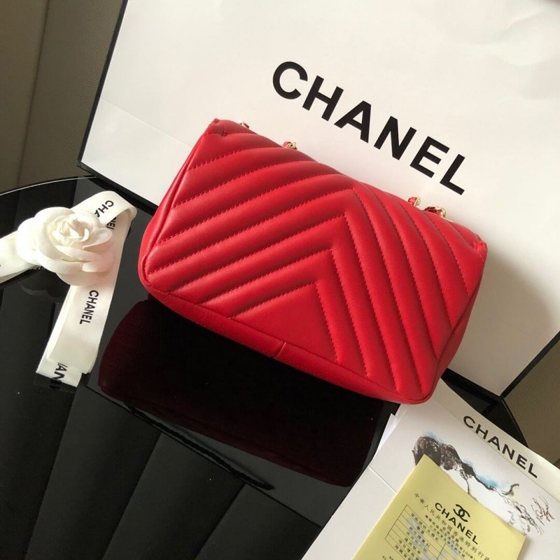 Chanel Calfskin Mini Flap  Bag A91586
