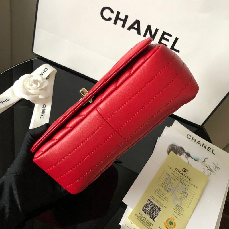 Chanel Calfskin Mini Flap  Bag A91586