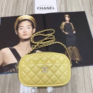 Prada 1BD320 Prada Emblème Saffiano Shoulder Bag Green