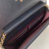 Replica Chanel Caviar Replica Quilted Wallet On UK Chain Woc A33814