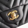 Chanel Chevron Lambskin 17Cm AAA+ Classic Flap Bag 1115