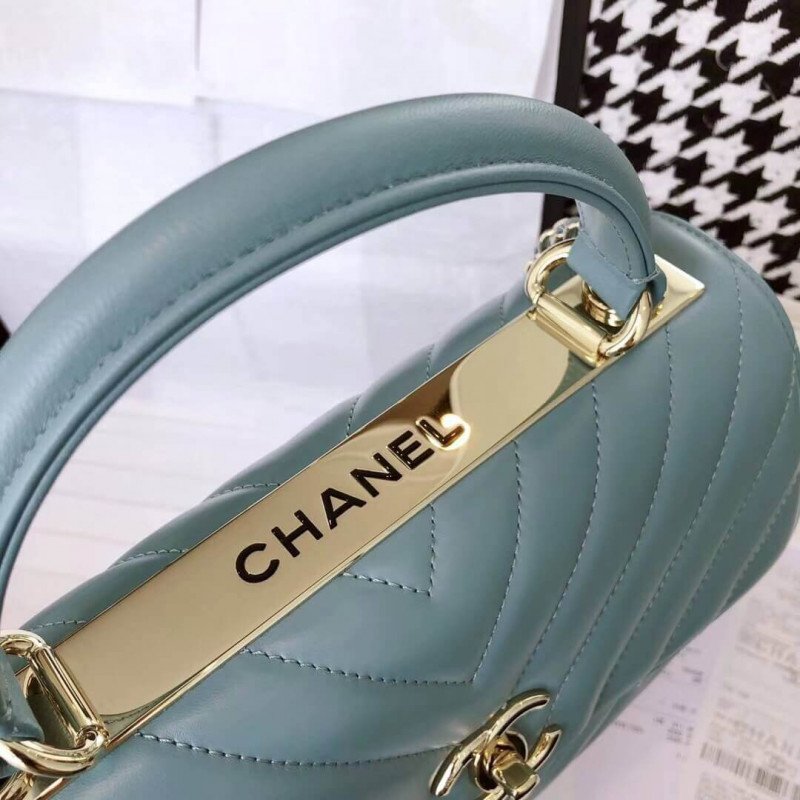 Chanel Chevron Quilted 1:1 Mirror Inspired Small Trendy Cc 25453
