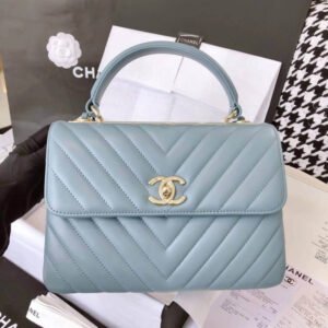 Chanel Small  Pearl Chain Flap High Bag As0584
