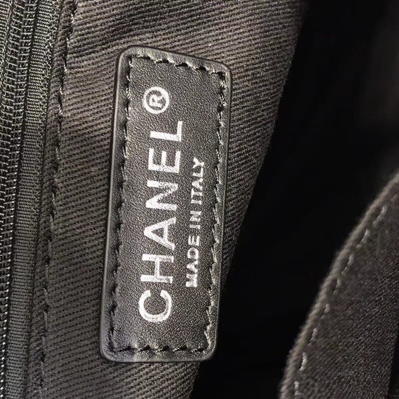Replica Chanel Deauville Chain Shoulder Tote High 33Cm Canvas Top Bag A66939