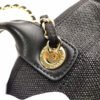 Chanel Deauville Tote High Quality 38Cm Canvas Bag 7 Star A66941 Black / Grey