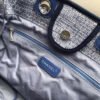 Chanel Deauville Tote Best 38Cm Canvas 1:1 Mirror Bag A66941 Blue Jacquard