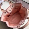 Mirror Top Chanel  Deauville Tote 38Cm Canvas Bag Luxury A66941 Pink/White
