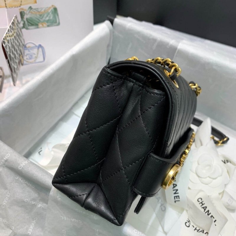 Chanel Front Luxury Logo Small Flap High Quality Bag As1490