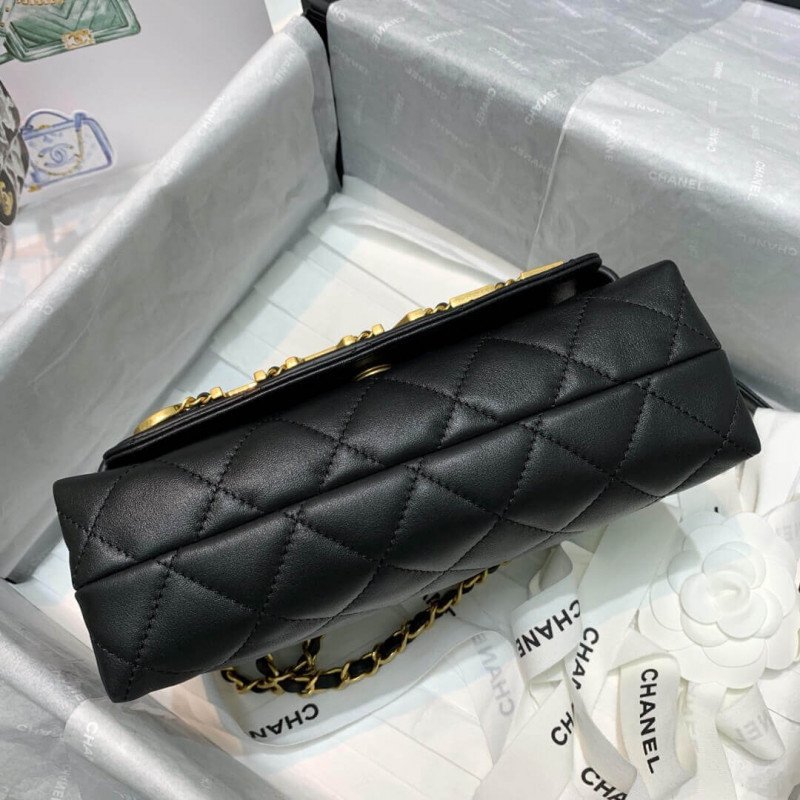 Chanel Front Luxury Logo Small Flap High Quality Bag As1490