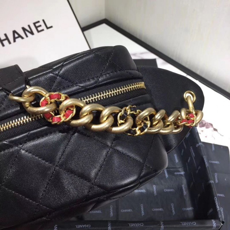 Designer Chanel Lambskin Waist Bag As0940