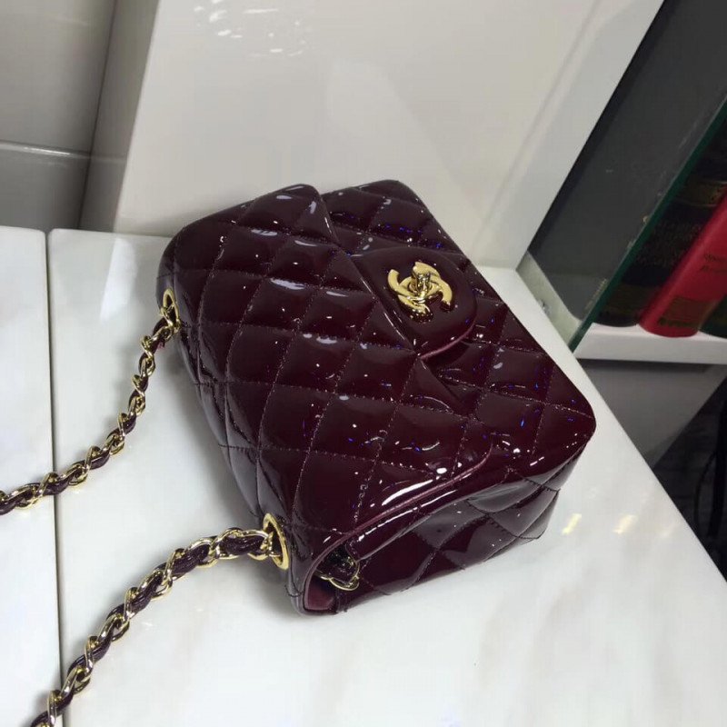 Chanel Pantent Leather 17Cm Classic Replicas Luxury Flap Bag 1115