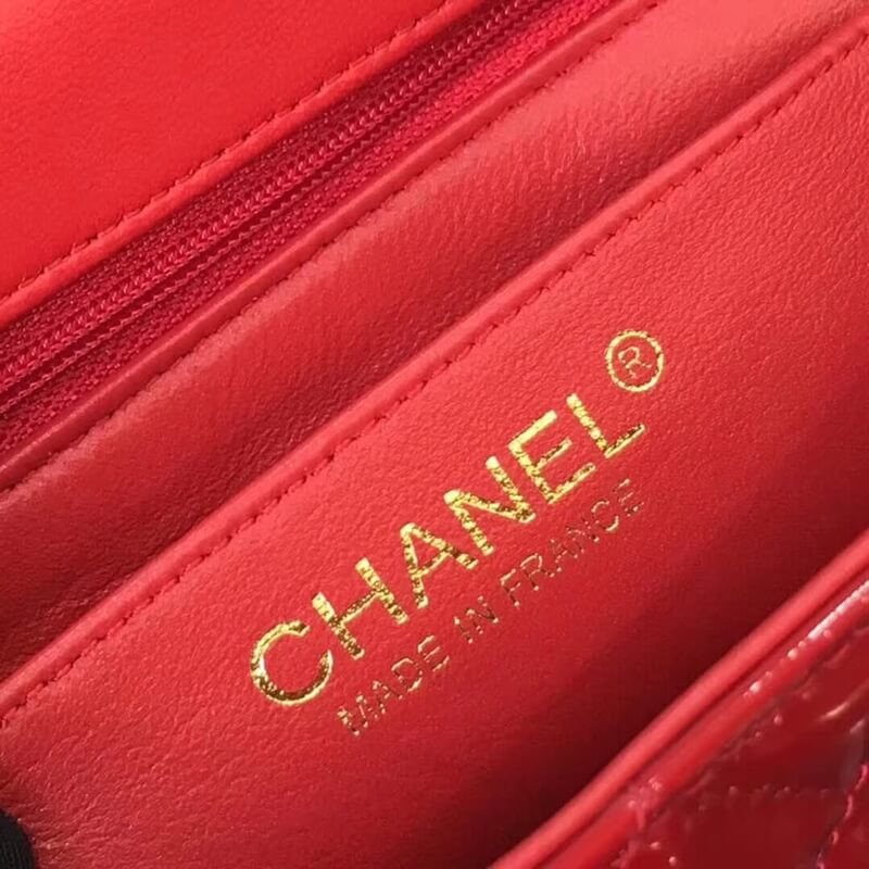 Chanel Pantent Inspired Leather Wholesale 20Cm Classic Flap Bag 1116