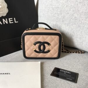Chanel Grand Shopping Top Quality Black Tote Quilted Caviar High A50995