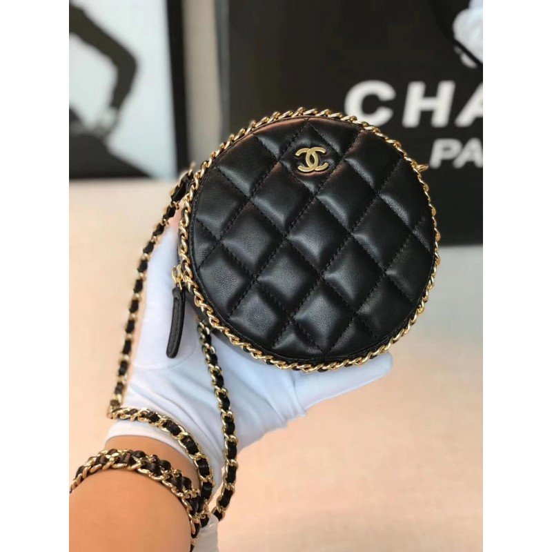 Chanel Round Top Clutch Chain Replica Bag A70657