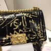 Chanel Small Boy Chanel UK 1:1 Mirror Handbag A67085 Gold (Copy)