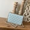 Replica 1:1 Mirror Chanel Wallet On Copy Chain Cloud Blue Ap1450