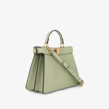 Replica Fendi 70193 Peekaboo ISEEU MEDIUM Green Leather Bag