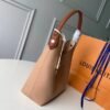 Replica Louis Vuitton Beige Lockme Hobo Shoulder Bag M44330 BLV739