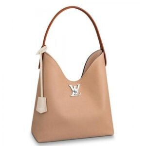 Replica Louis Vuitton Brwon Lockme Bucket Bag M57689 BLV732