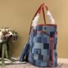 Replica Louis Vuitton Neverfull MM Bag Monogram Denim M44981 BLV480