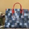 Replica Louis Vuitton Onthego GM Bag Monogram Denim M44992 BLV479