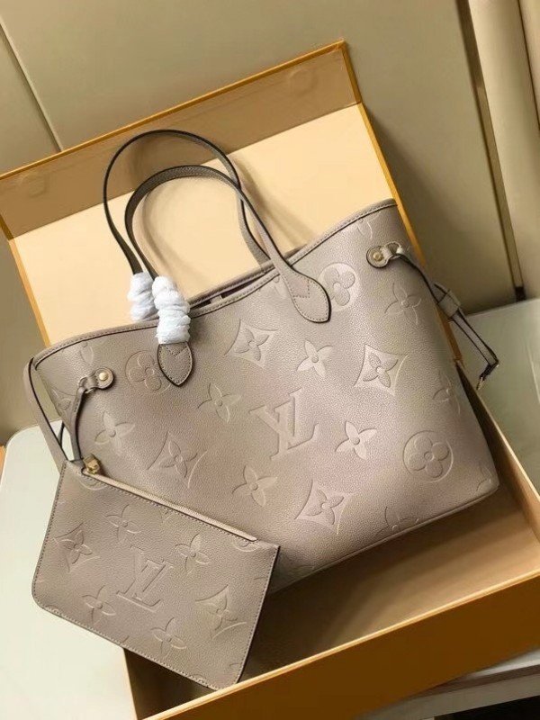 Louis Vuitton Neverfull MM Bag Damier Ebene M45686 BLV519