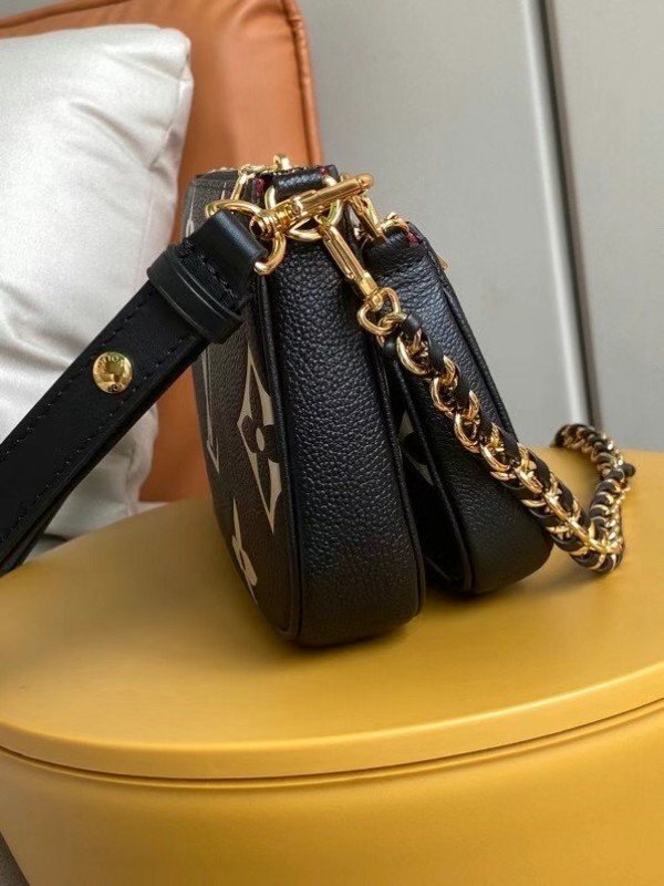 Replica Louis Vuitton Multi Pochette Accessoires Monogram Empreinte M45777 BLV509