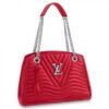 Louis Vuitton Red New Wave Chain Tote M51497 BLV647