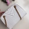 Louis Vuitton White New Wave Chain Tote M51978 BLV649