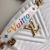 Louis Vuitton White New Wave Chain Tote M51978 BLV649