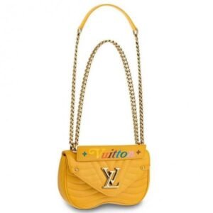 Louis Vuitton Yellow New Wave Chain Bag PM M52565 BLV658