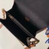 Replica Louis Vuitton 8AD Dauphine MM Bag Taurillon M53868 BLV785